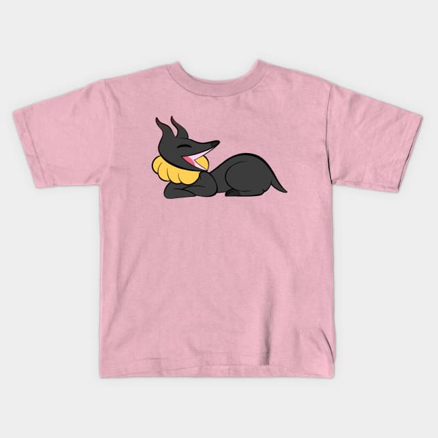 Mocking Demon Pet Kids T-Shirt by candice-allen-art